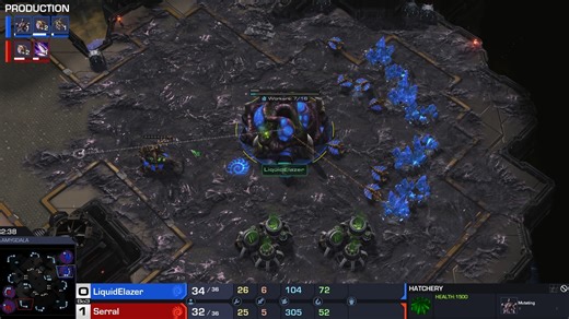 星际争霸2 LowkoTV Serral vs 200 飞龙？！(生肉)