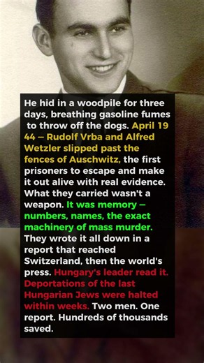 Two Men Escaped Auschwitz — Their Report Stopped a Death Train