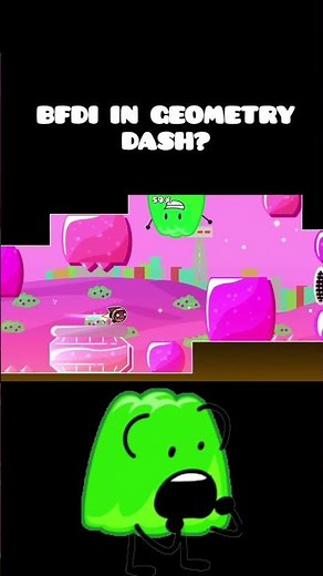 BFDI in geometry dash!? #geometrydash #bfdi