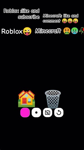 Roblox : subscribe Minecraft: and comment