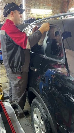 Kia Sorento XM FL flat deflectors installation #maintenance#diagnostics#repair#service#kia#sorento