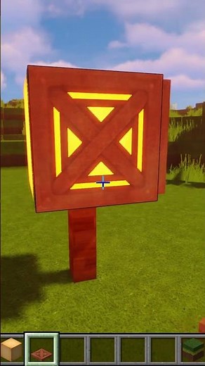 Minecraft Shroomlight Build Idea in 10 seconds!