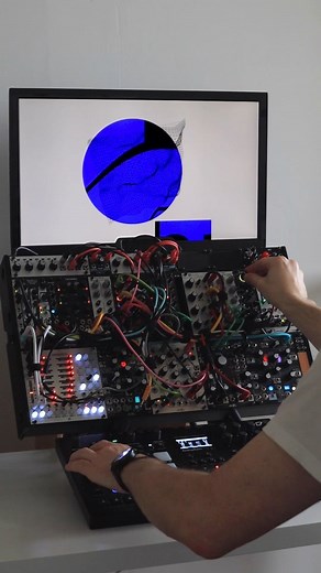 Pauric Freeman on Instagram: "Live AV #eurorack #touchdesigner #modularsynth #synthesizer #elektron #analog #audiovisual #audioreactive #livevisuals #generativeart #techno #electronicmusic #interactive #digitalart #newmediaart #ableton #abletonlive"