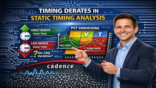 What Is Timing Derate in Static Timing Analysis? || OCV Analysis#STA #VLSI#TimingDerate #OCV | Sridhar Rangarajan