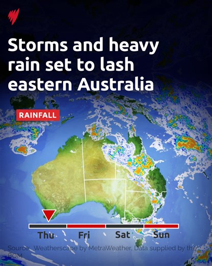 A dramatic change in the weather pattern is set to bring widespread rain to Australia's east coast for the rest of the week after last week's intense heatwave and destructive bushfires. The shift will deliver a "sustained period of wet weather" according to the Bureau of Meteorology, which will help ease the immediate bushfire danger, but also raises the risk of flash flooding. Learn more: https://bit.ly/4pHNwMu | SBS News