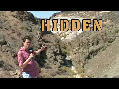 Hidden Borax Mine in California Hills
