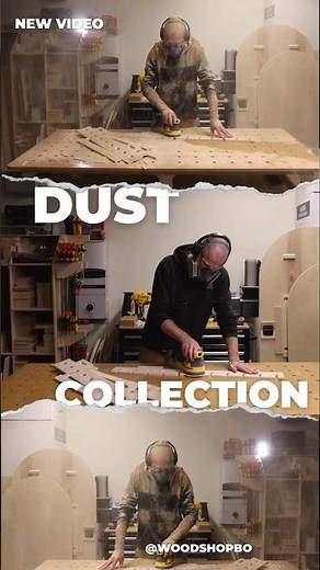 Dust collection easy system for beginners #woodworking #dust