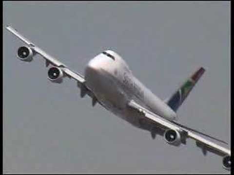 South African B747 at airshow