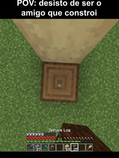 quando botam o amigo que minera pra construir... #minecraft #gaming #games #funny #emalta #trending #trend #mods #jogando #gamer #namorada