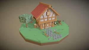 Small House - 3D model by kyoung720