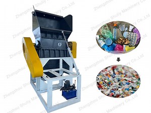 Waste Plastic Crusher for PP PE Bags Drums Films Pipes, etc