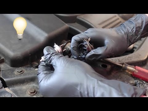 Saab 9-3 Headlight Bulb Replacement