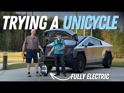 I Ride An Electric Unicycle For The First Time – Way Harder Than Expected!