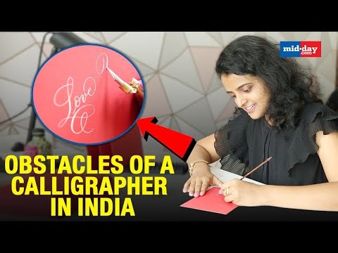 Calligraphy In India With Pooja Bhagwat