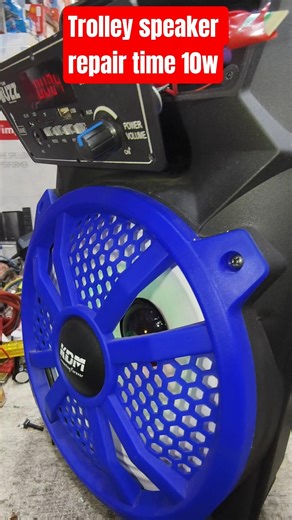 #trolley #speaker #repair #bass #working