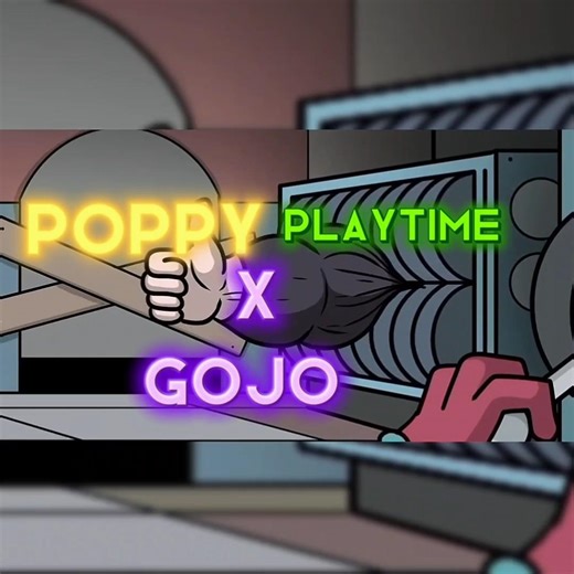 poppy playtime x GOJO😽👌👍#shorts #gaming #roblox
