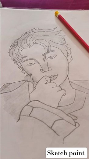 bts V sketch drawing | bts V sketch easy