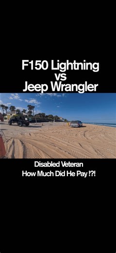 Ford F150 Lightning Recovery Attempt with Jeep Fails