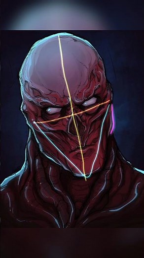 How to Draw Vecna from Stranger Things ✨#ytshorts #tutorial