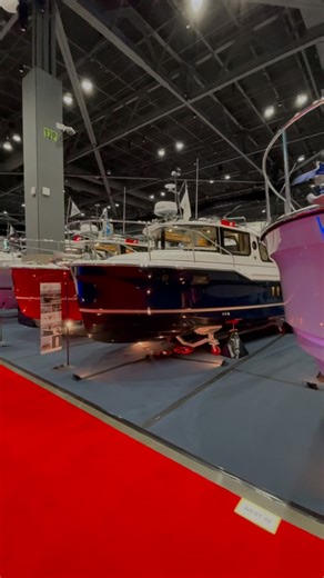 Day 1 of Seattle Boat Show in the can. Come join us for Day 2 — we’re open until 8pm! #seattleboatshow #rangertugs | Ranger Tugs