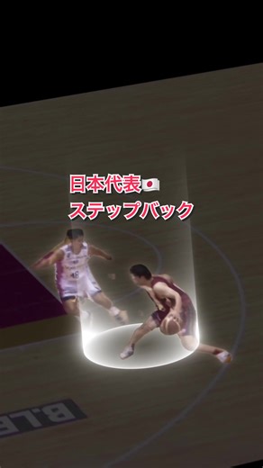 川崎ブレイブサンダースの美しいステップバック