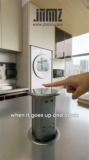 Pop Up Socket | Modern Kitchen Power Solution