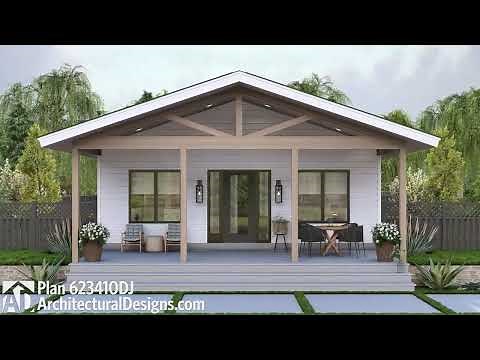 Pool House Plan 623410DJ Walkthrough Tour