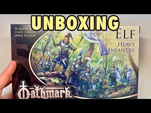 Let’s Look at Oathmark Elf Heavy Infantry | Plastic Miniature Review