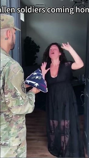 Fallen soldiers coming home#fallensoldier#soldier#homecoming#respect#sad