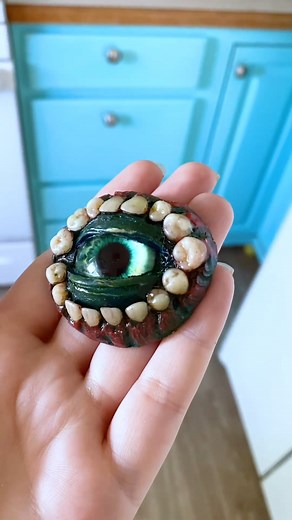 20K views · 5.8K reactions | Creepy Eye and Teeth Art Project #diy | Peculiarly Ashley | Facebook