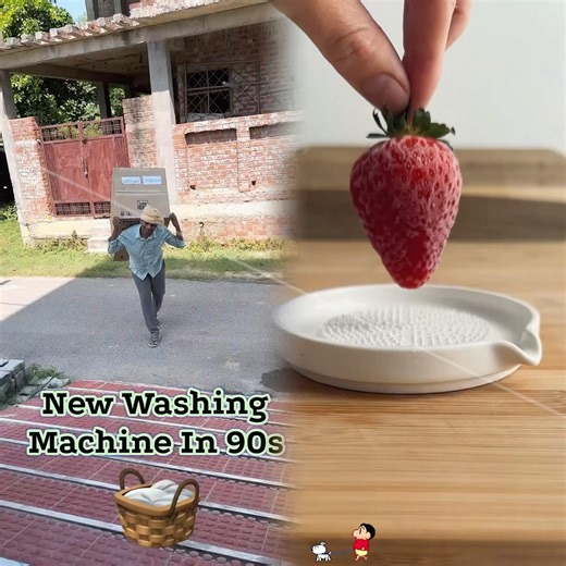 New Washing Machine in 90s 😅🧺