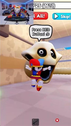 POMNI ESCAPES HUNGRY WORM PRISON RUN 😱🪱(Roblox Obby)