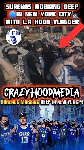 SUREÑOS TAKING OVER NYC?😱👀SOUTHSIDERS PRESS OPPS DURING HOOD VLOG ‪@RodneyinLA‬ #hoodvlog #surenos
