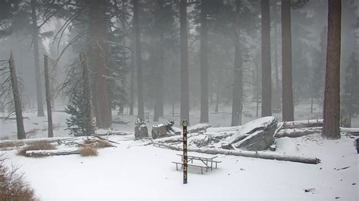 Palm Springs tram (finally) has an inch of snow. Is this late for the snow contest to end?