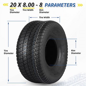 [Hot Item] 20X8.00-8 Lawn Mower Tires 20X8X8 Lawn Tractor Tire 20X8-8 Turf Tire