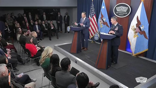 MOMENTS AGO: Sec. Hegseth & Gen. Caine Hold Press Briefing on Iran... | Breitbart