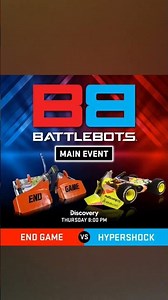 Battlebots Main Event: Endgame vs. Hypershock #battlebots