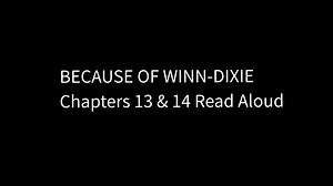 BECAUSE OF WINN-DIXIE Chapters 13 & 14 Read Aloud