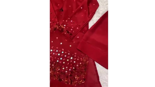 Ruby Red Silk Farshi Shalwar Suit: Embroidered Pakistani Wedding Outfit - Etsy UK