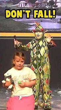 Falling off the Piff the Magic Dragon Stage