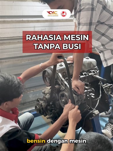 Rahasia Mesin Nyala Tanpa Busi! Kalau kamu ingin menjadi mekanik yang bersertifikat resmi mulai dari nol, komen