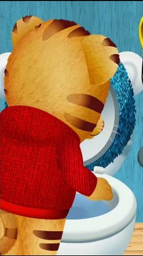 Something Very Funny Happened with Daniel Tiger on the Potty #Shorts