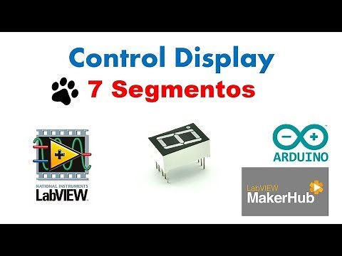 Controlling a 7-segment display with LabVIEW and Arduino using the Linx toolkit