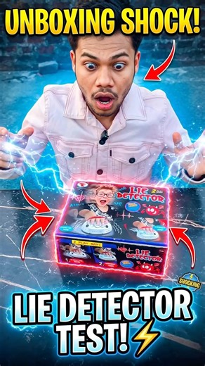 Electric Lie Detector! ⚡️100% REAL SHOCK?