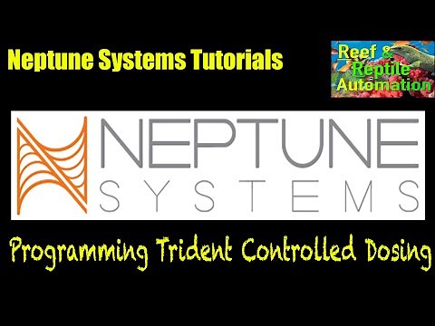 Neptune Systems Apex Tutorials - Programming Trident Controlled Dosing!