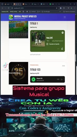 Sistema para grupo musical a la venta.