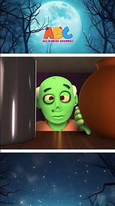Spooky Zombies Hungry For A Midnight Snack #shorts #halloweensongs #allbabieschannel