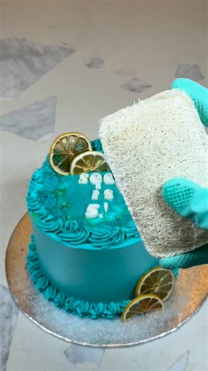 25K views · 13 comments | Decided to cut up the cake with an eco sponge 什 Anyone got anything better? | Seep | Facebook