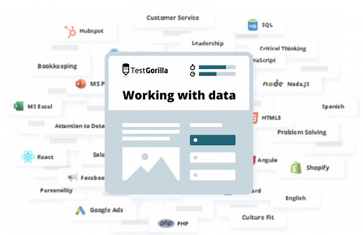 Working with Data Test | Skills Assessment - TestGorilla