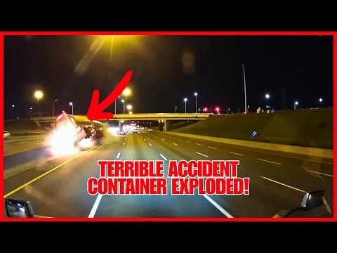 CAR EXPLODES! Worst Highway Crash Caught on Dashcam!